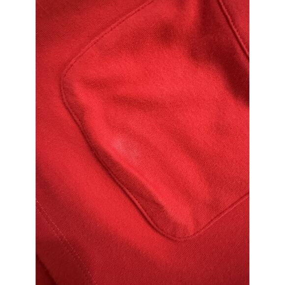 Appleseed's Cardigan Sweater Womens Medium Red V Neck Button Front Pockets Knit - Picture 6 of 7